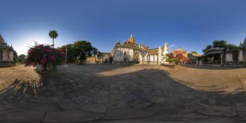 Ananda temple, Bagan, Myanmar panorama