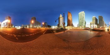 Potsdamerplatz, Berlin, Germany panorama